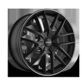 Touren 3260 TR60 17x7.5 / 4x100/114.3 BP / 42mm Offset / 67.1mm Hub Matte Black Machined Wheel