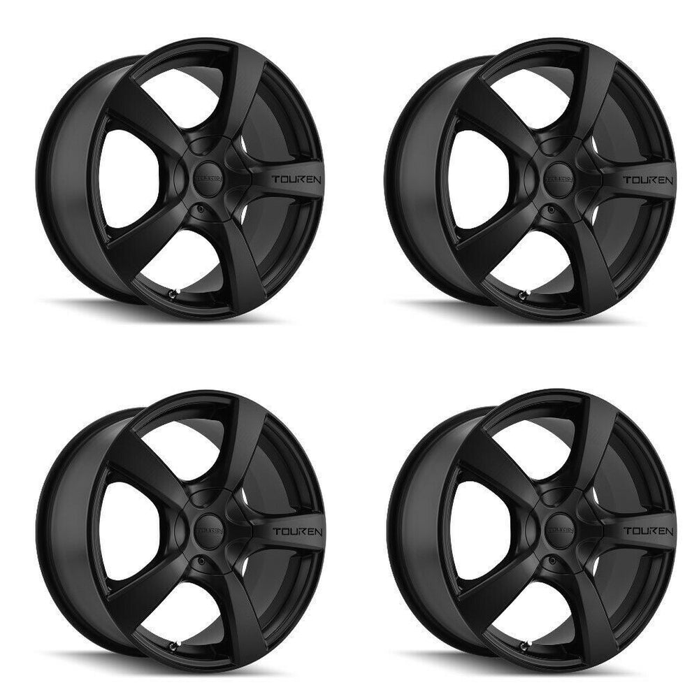 Touren 3190 TR9 17x7 / 5x100/114.3 BP / 42mm Offset / 72.62mm Hub Matte Black Wheel