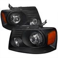 RETRO FIT PROJECTOR HEADLIGHT BLACK