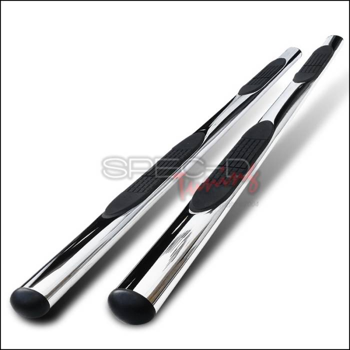 4 INCH OVAL STAINLESS FINISH SIDE S
