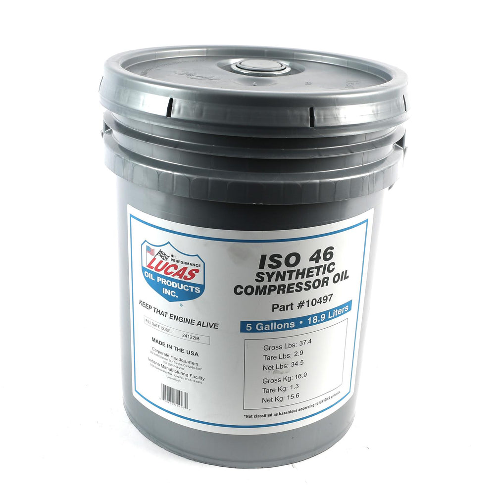 SYNTHETIC COMPRESSOR OIL ISO 46/1X1/ 5 GALLON PAIL