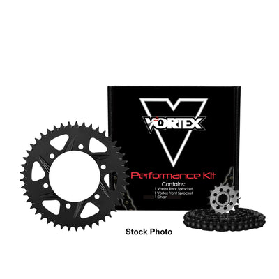 Vortex Racing V3 2.0 Chain and Sprocket Kit 3221-13,225S-50,520MX3-116- Black
