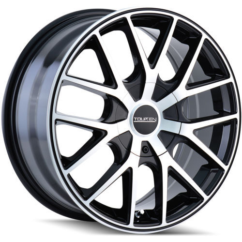 Touren 3190 TR9 16x7 / 4x100/114.3 BP / 42mm Offset / 67.1mm Hub Gloss Black Machined Wheel