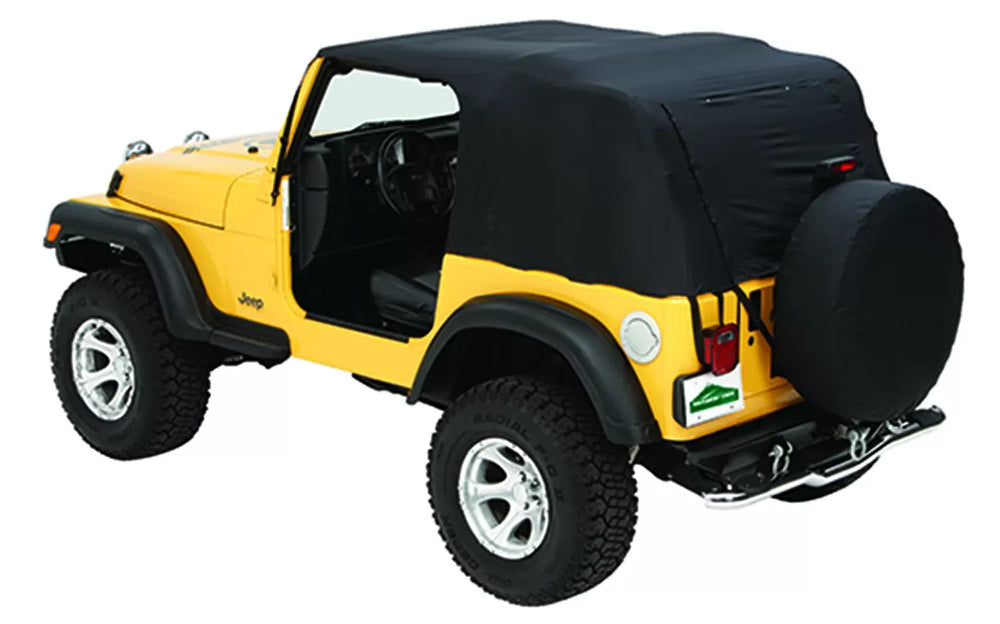 Bestop Emergency Top - 92-95 Wrangler YJ (Black) 56811-01