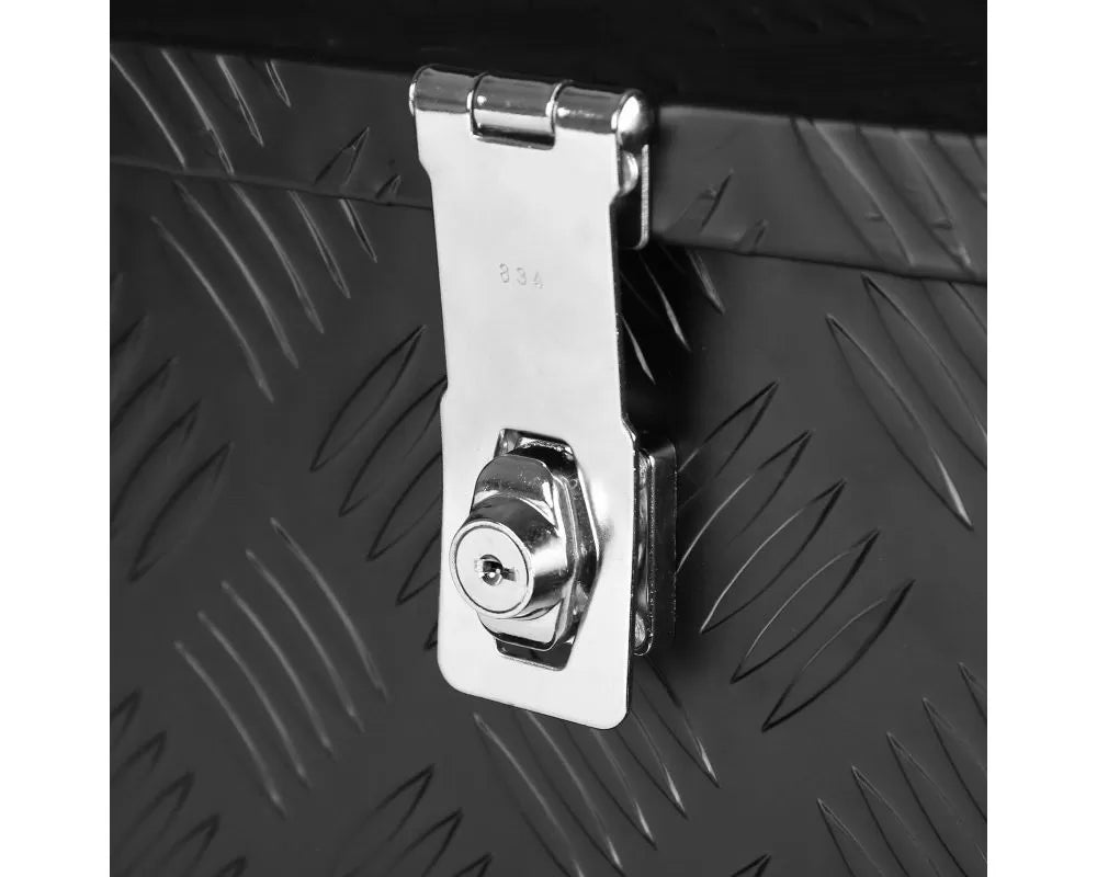 ALUMINUM BOX- 30X13X10 W30KG MAX LOAD- BLACK