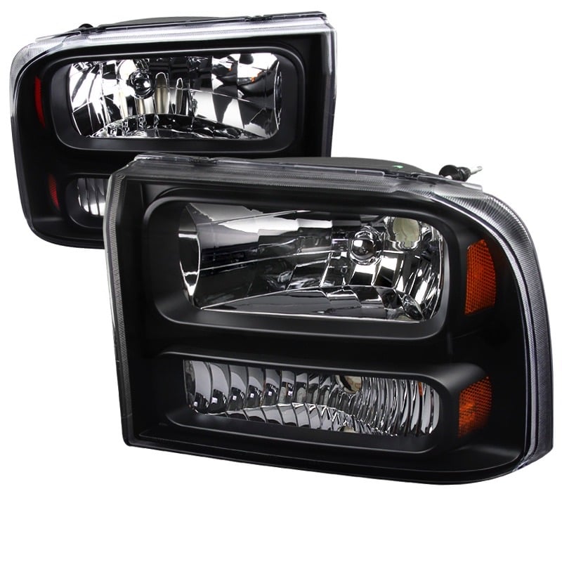 1 PIECE BLACK EURO HEADLIGHTS