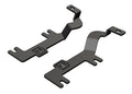 Hood Hinge LED Bracket Black Mild Steel Bolt-on no drilling required to mount (2) 3 inch ZROADZ or similar style LED Pod Lights