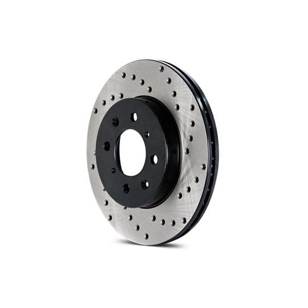 StopTech Rear Premium Drilled Brake Rotor 2017-2019 Honda Civic