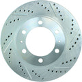 StopTech Select Sport 12-14 Toyota FJ Cruiser SportStop Slotted & Drilled Front Left Rotor