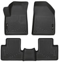 Weatherbeater Front & 2nd Seat Floor Liners For 2015-2023 Jeep Cherokee Husky Liners