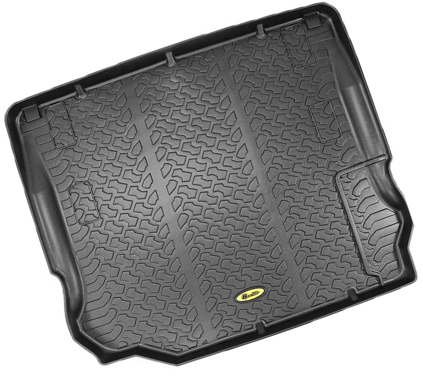 ~(7.3 lbs. 45X37X2)~ Cargo Liner; Rear Black Jeep 11-17 Wrangler 2-Dr/4-Dr; with or without factory subwoofer; each