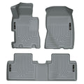 Weatherbeater Front & 2nd Seat Floor Liners For 2006-2011 Civic Grey Husky Liners