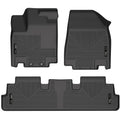 Husky Liners 2022 Nissan Pathfinder/Infiniti QX60 Weatherbeater Black Front & 2nd Seat Floor Liners