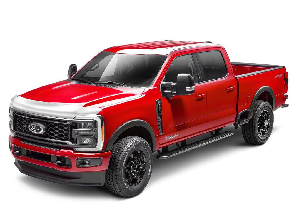 21C F150 (EX TREMOR/RAPTOR) HOOD SHIELD CHROME