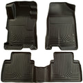Weatherbeater Front & 2nd Seat Floor Liners For 2004-2009 Prius Black Husky Liners