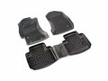 Rugged Ridge Floor Liner Front/Rear Black 2009-2014 Ford F-150 / Raptor Regular / S-Cab / S-Crew