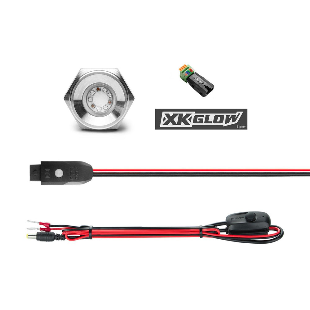 XK Glow Drain Plug IP 68 Marine Underwater Light 13.5W 1/2in