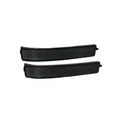 ~(1 lbs. 10X4X2)~ Ford 09-14 F150 and RAPTOR Side Mirror Lenses w/ WHITE LED Running Lights or Turn Signals (2-Piece Set) - Smoked Lens