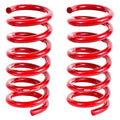 BMR 15-17 S550 Mustang Rear Performance Version Lowering Springs - Red