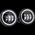 Letric Lighting 4.5in Passing Lamps W/Halo Blk