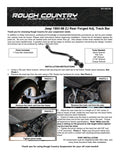 ~(19.3 lbs. 38X8X3)~ Jeep Rear Forged Adjustable Track Bar (93-98 Grand Cherokee ZJ w/ 0-4in)