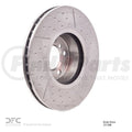 DFC 12-21 BMW 120i (Mexico) Front Brake Rotor - Dimpled and Slotted