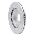 DFC 15-26 Hyundai Elantra Front Right Drilled & Slotted Geoperformance Rotor