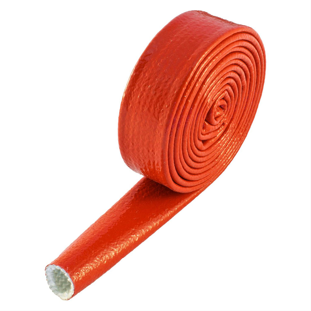 SILICONE COATED FIRE HEAT SHIELD SLEEVE FOR FUEL LINES BRAKE LINES WIRE LOOMS