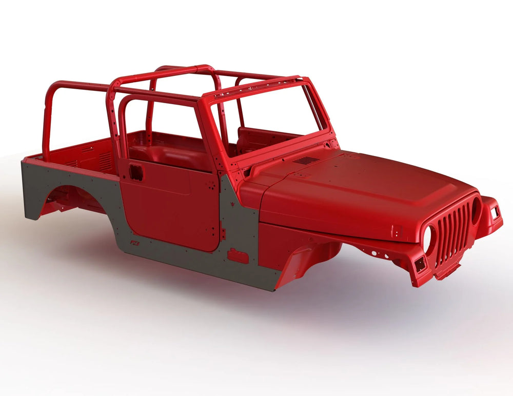 ~(20 lbs. 26X20X4)~ Jeep TJ/LJ Body Tub Armor Motobilt