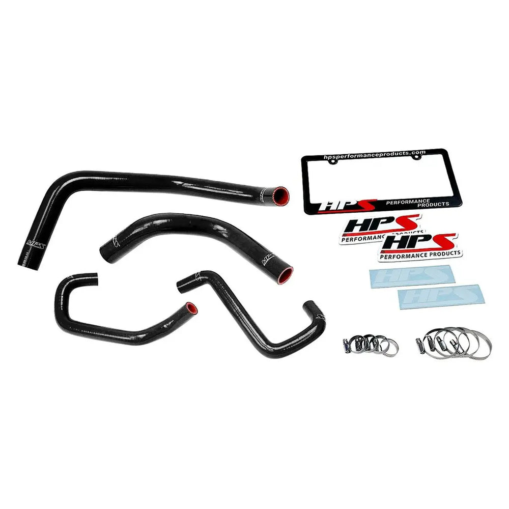 HPS Performance Reinforced Black Silicone Radiator Hose Kit Coolant for Toyota 07-15 Tundra 4.0 V6