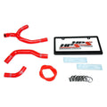 HPS Performance Red Reinforced Silicone Radiator Hose Kit Coolant for Honda 05-08 CRF450R