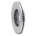 DFC 15-25 Acura MDX Front Right Drilled & Slotted Silver Brake Rotor