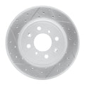 DFC 15-20 Honda Fit (USA/Canada) Front Left Drilled & Slotted Geoperformance Rotor