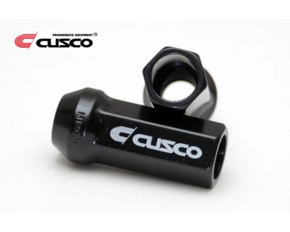 Cusco Universal Wheel Lug Nut Set M12 x P1.5mm - Black (20pcs)