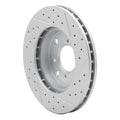 DFC 98-02 Acura Cl Front Left Drilled & Slotted Geoperformance Rotor