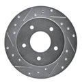 DFC 84-88 Pontiac 6000 Rear Left Drilled & Slotted Silver Brake Rotor