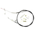 48IN UNIVERSAL BLACK HOUSING AOD BLOWER DRIVE KICKDOWN CABLE