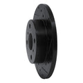 R1 84-88 Chevrolet Nova Front Right Drilled & Slotted Black Brake Rotor