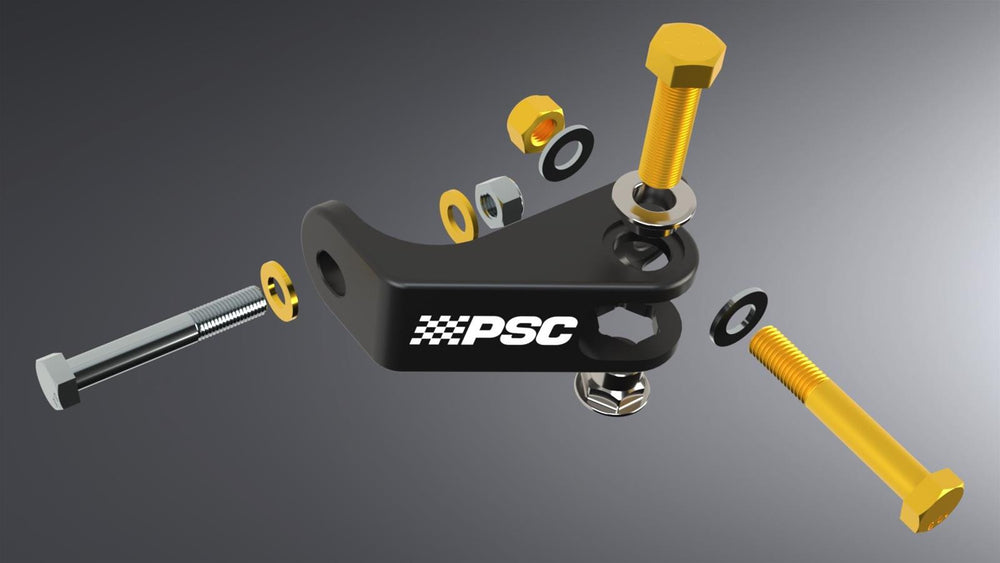 Bracket 1500/1700 series pump to aluminum block LS - rear mount..(Remove .200 from Alt/Pump bracket to use this bracket)