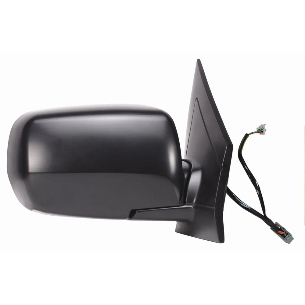 0206 ACURA MDX RH HEATED POWER FOLDAWAY OE MIRROR BLACK PTM W/ MEMORY & TOURING PKG BLUE LENS