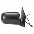 0206 ACURA MDX RH HEATED POWER FOLDAWAY OE MIRROR BLACK PTM W/ MEMORY & TOURING PKG BLUE LENS