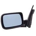 Right Power, Heated, Manual Folding Mirror for 1997-2001 Jeep XJ Cherokee, Black Crown Automotive