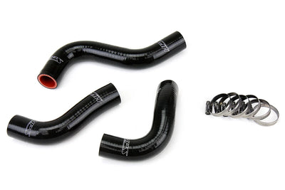 HPS Performance Black Reinforced Silicone Radiator Hose Kit Coolant for Mazda 90-93 Miata