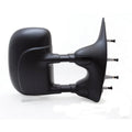 0211 FORD ECONOLINE RH MANUAL FOLDAWAY OE MIRROR TEXTURED BLACK EXTENDABLE TOWI