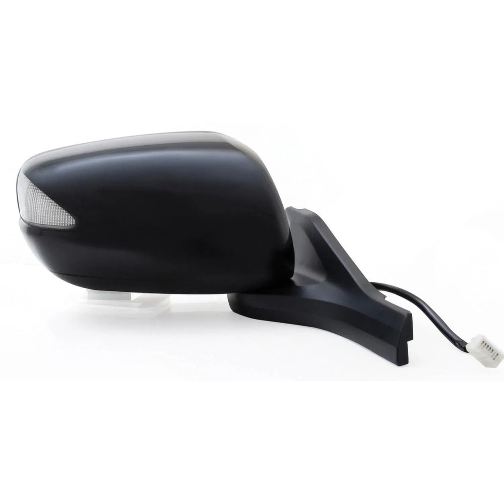 1012 HONDA INSIGHT EX RH HEATED POWER FOLDAWAY OE MIRROR BLACK PTM COVER W/TURN