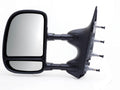0211 FORD ECONOLINE LH MANUAL FOLDAWAY OE MIRROR TEXTURED BLACK EXTENDABLE TOWI