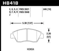 Hawk Performance auto part installed view