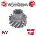 Ford 302 And 351W Steel Distributor Gear Direct Replacement For The 8455 & 8456 5.0L EFI Distributors Also Fits 351W Distributors With 0.531 Inch Id MSD Ignition