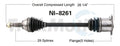 NEW CV AXLE
