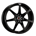 Aluminum Wheels 14x5.5 Matrix 146B Gloss Black 35 Offset 5 on 114.3 Bolt Pattern 72.62 Bore Raceline